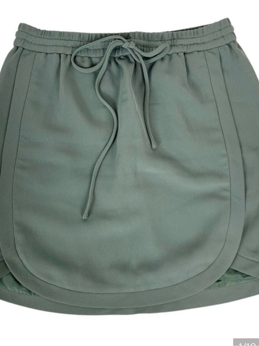 J. Crew twill pull on draw string twill skirt 4